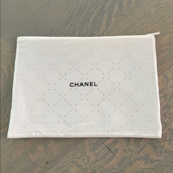 Chanel fabric pouch